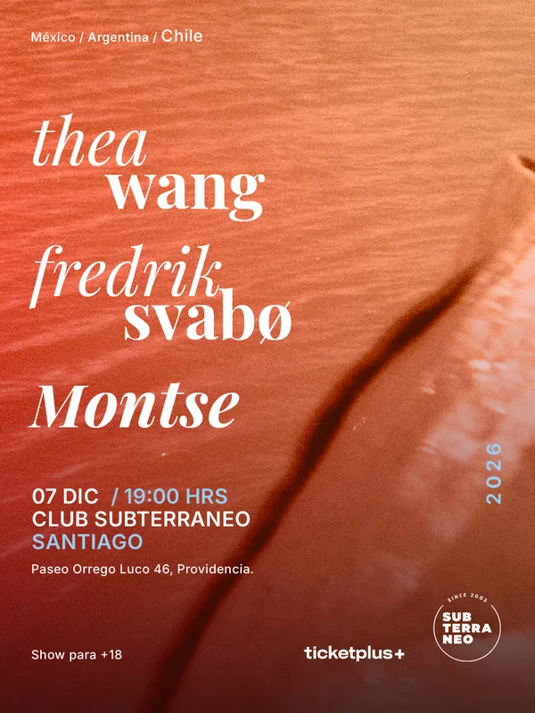 Montse ? Fredrik Svabo ? Thea Wang ? LUNES 07 DICIEMBRE ? Club Subterraneo