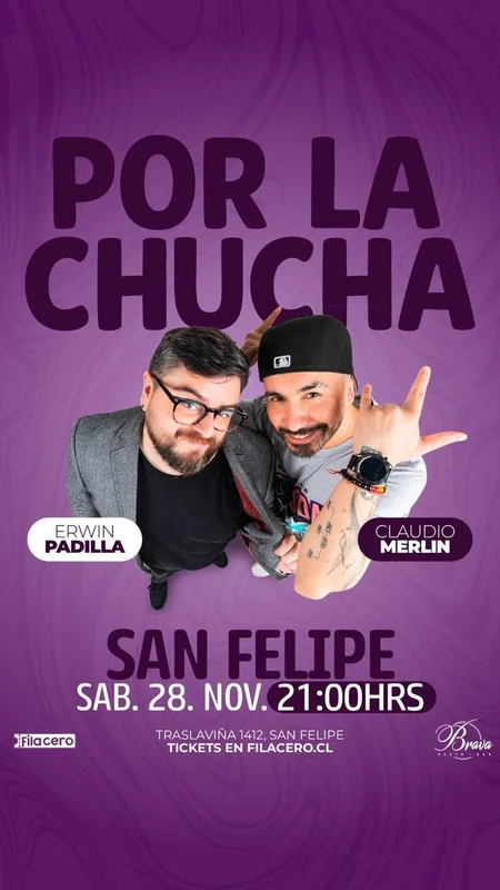 Por La Chucha - Erwin Padilla y Claudio Merlin en Brava Bar