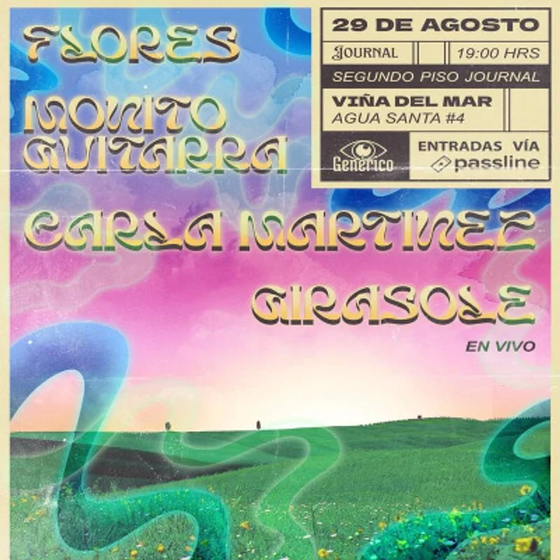 Flores + Monito Guitarra + Carla Martinez + Girasoles