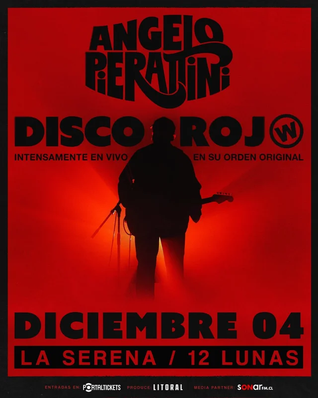 Angelo Pierattini - Disco Rojo En Vivo En 12 Lunas, La Serena
