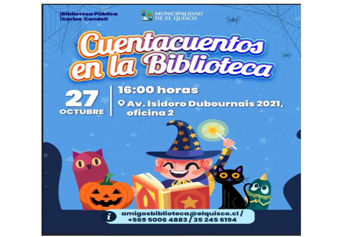Cuentacuentos en la Biblioteca - El Quisco