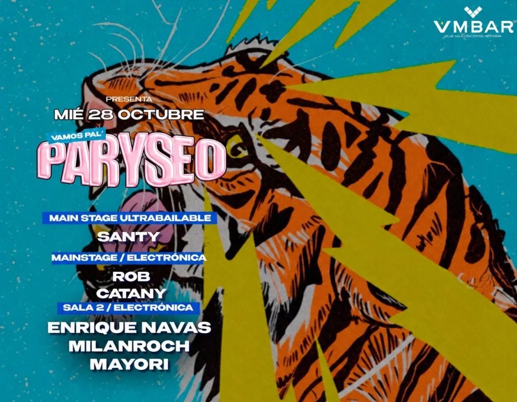 Miercoles De Pary Paryseo En Club Ambar / Main Stage Hits Ultrabailable + 1 Stage Electronica + Terraza Fumadores