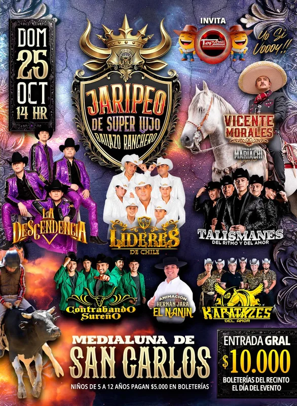 Jaripeo de Super Lujo en San Carlos