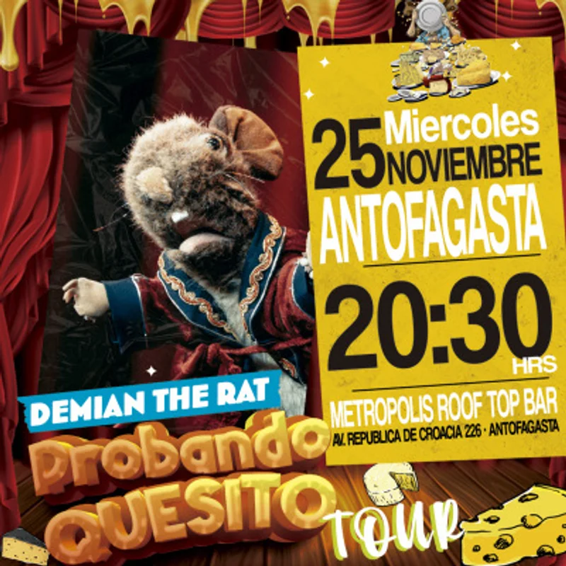 Demian The Rat Probando Quesito Antofagasta!