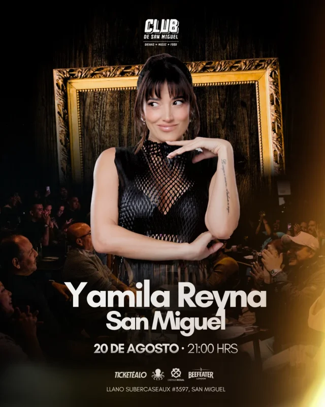 Yamila Reyna En El Club Jueves 20 De Agosto 21:00 Hrs