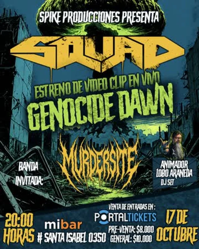Squad: Lanzamiento Clip Genocide Down En Mibar