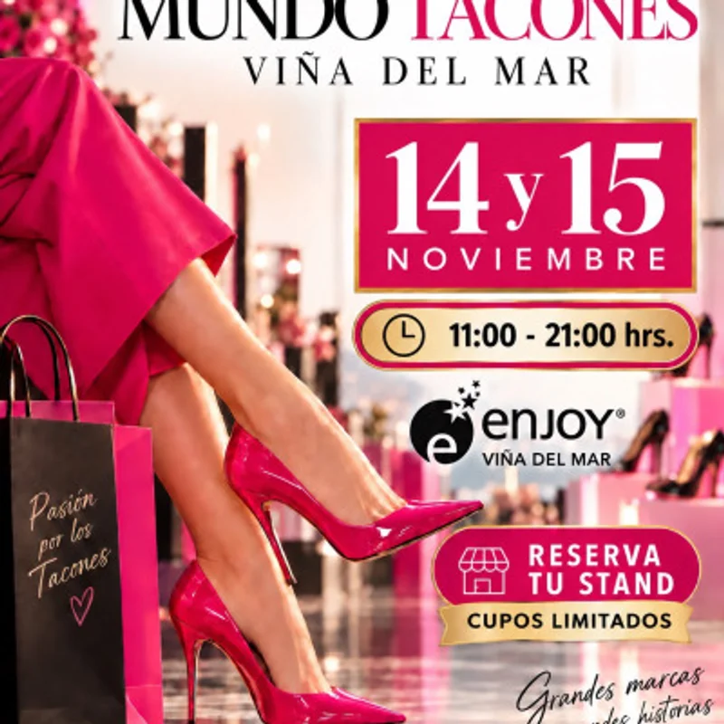SABADO 14 noviembre  Expo Mundo Tacones 2026 Viña del mar