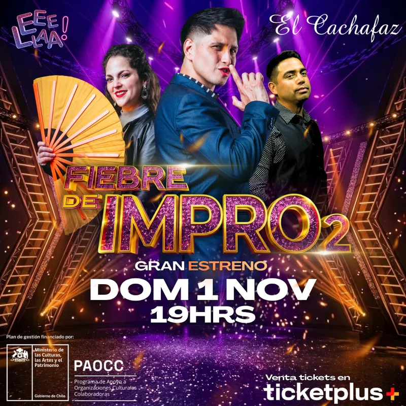 Show impro-Fiebre de impro-Domingo 1 Noviembre 19hrs