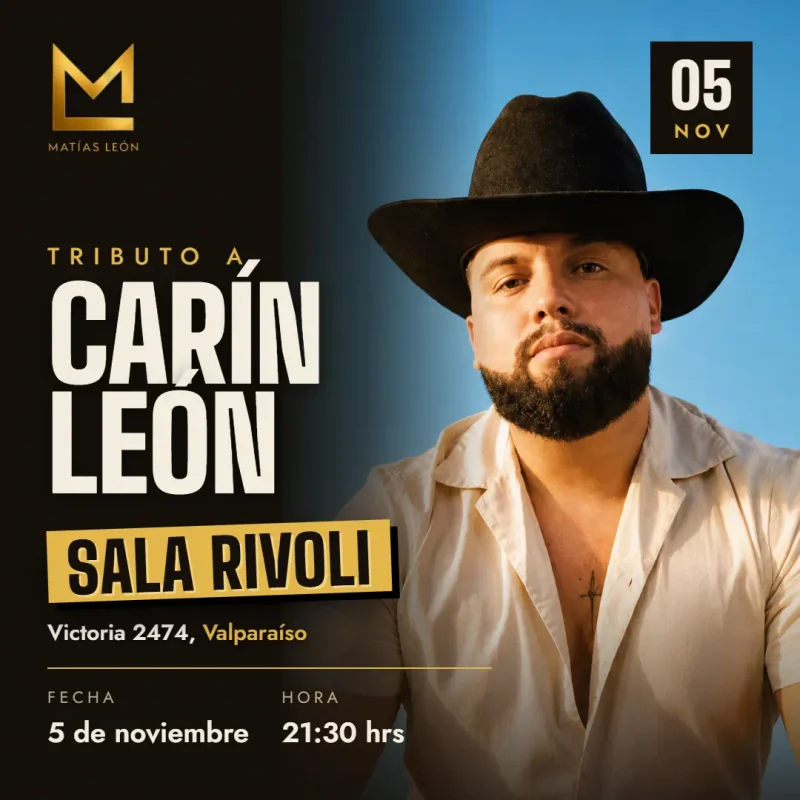 Tributo Carín León en Valparaíso