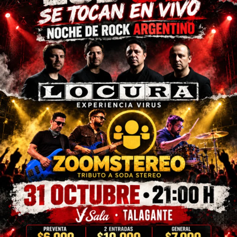 ¡¡¡ Los 80´s se tocan en vivo !!!