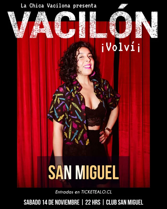 La Chica Vacilona Presenta: Vacilón El Regreso 14 De Noviembre 22 Hrs