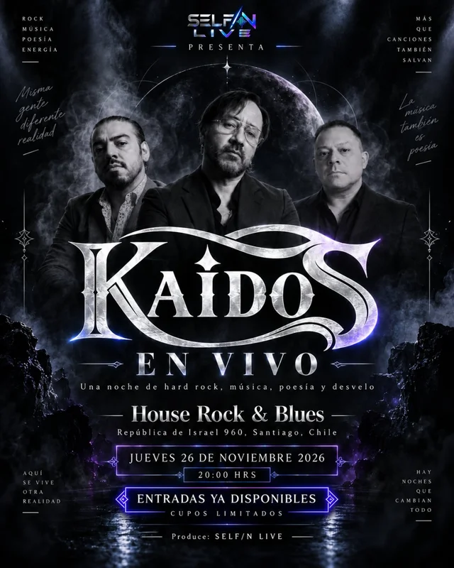 Kaídos En Vivo: Una Noche De Hard Rock Y Desvelo En House Rock & Blues