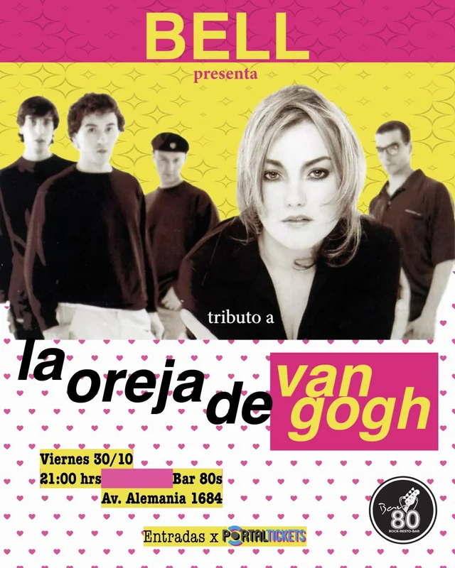 Bell Presenta Tributo A La Oreja De Van Gogh En Bar 80'S, Temuco
