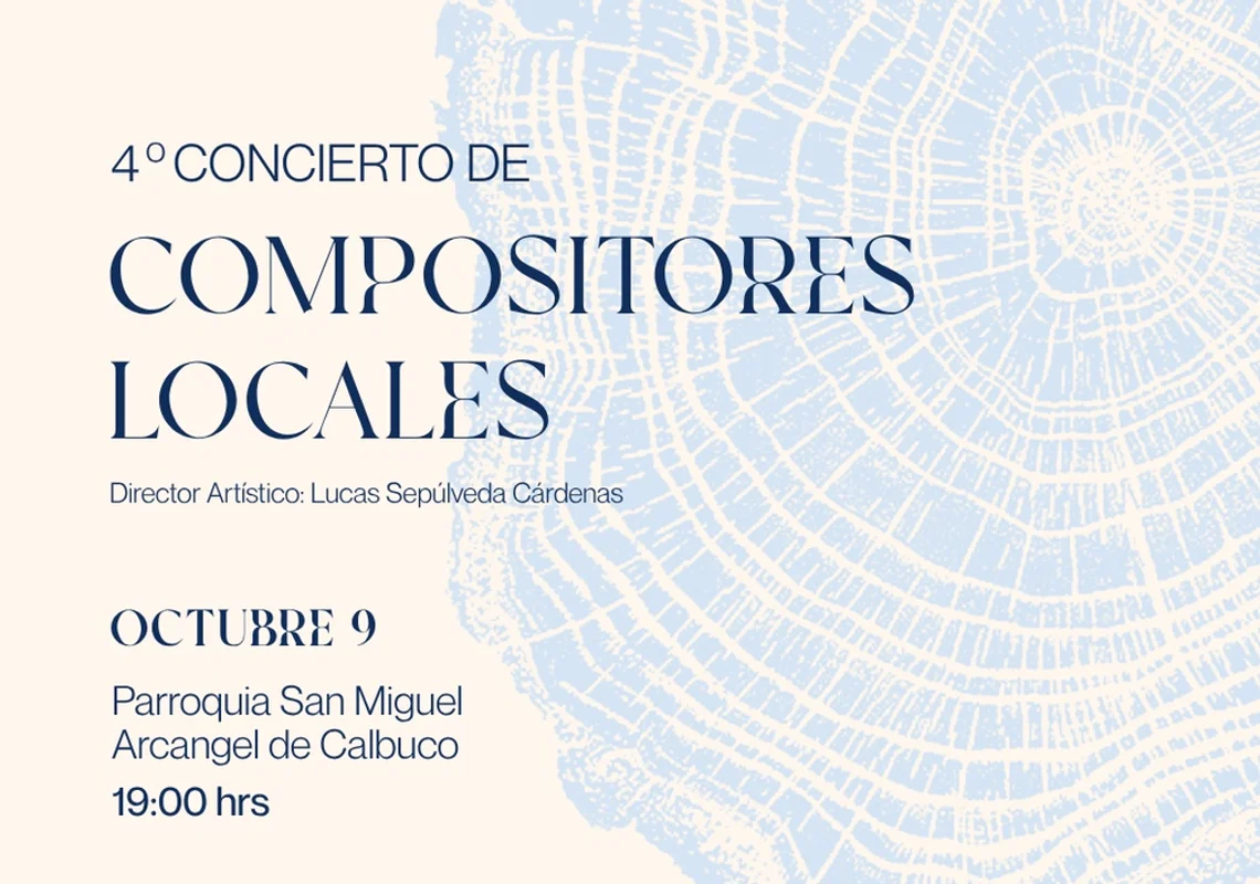 IV Concierto Compositores Locales en Calbuco