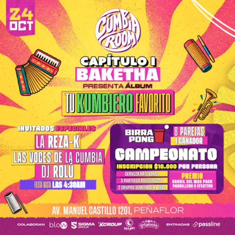 Cumbia Room + Birrapong 🍻
