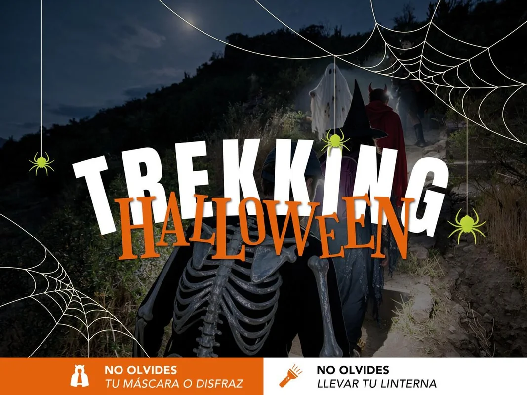 Trekking Nocturno Halloween- Cerro del Medio- Parque Presidente Sebastián Piñera Echeñique Miércoles 28 de Octubre