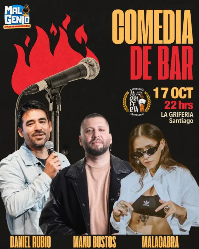 COMEDIA DE BAR 17.10 Stgo Centro