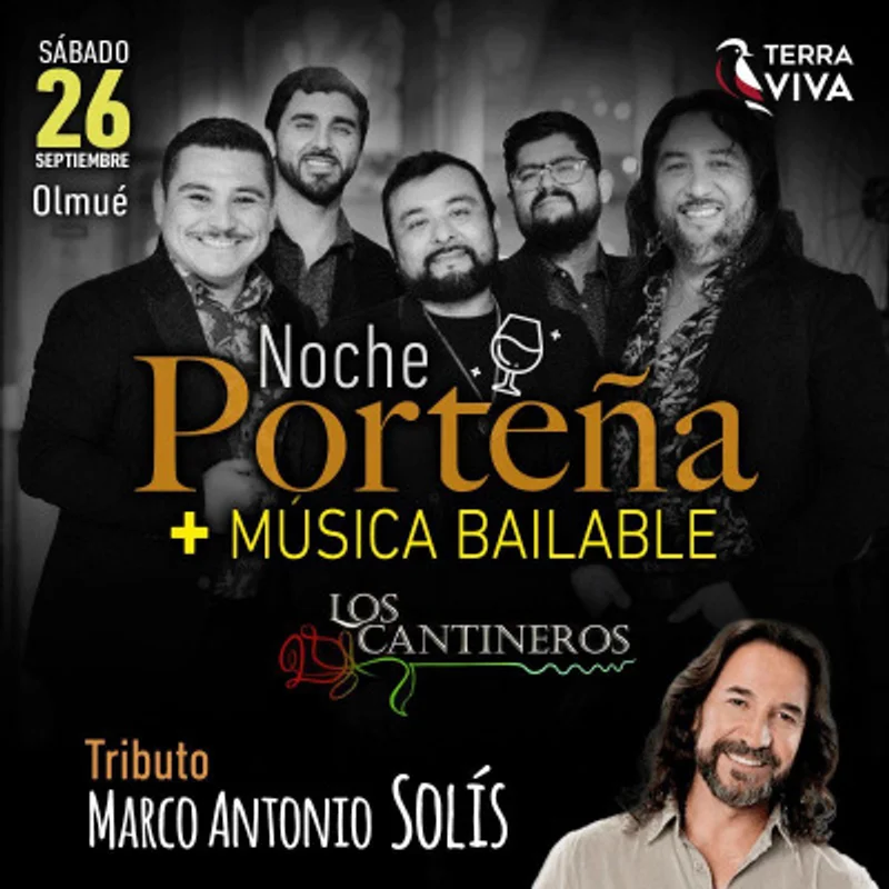 Noche Porteña con Tributo a Marco Antonio Solís En Terra Viva