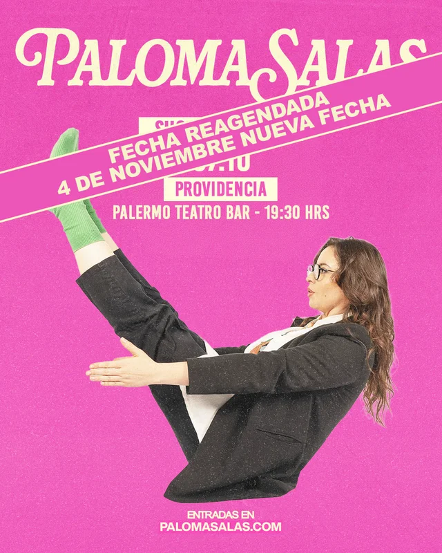 Paloma Salas / Providencia / Palermo Teatro Bar / 04 De Noviembre / 19:30 Hrs