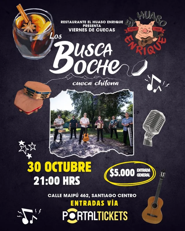 30/10 Viernes De Cuecas - Los Buscaboche En El Huaso Enrique