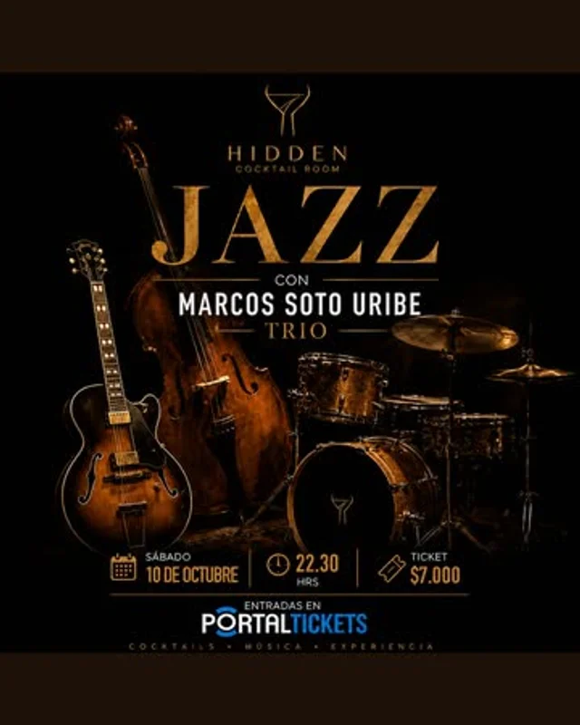 Marcos Soto Uribe Trio En Hidden Cocktail Room