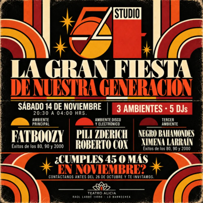 Studio 54 Noviembre!