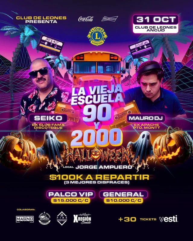 𝙇𝘼 𝙑𝙄𝙀𝙅𝘼 𝙀𝙎𝘾𝙐𝙀𝙇𝘼 🚌 𝟵𝟬𝙨 𝟮.𝟬𝟬𝟬 𝙃𝘼𝙇𝙇𝙊𝙒𝙀𝙀𝙉 👻 🪩