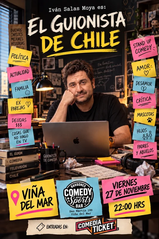 Salas Moya el Guionista de Chile en Viña del mar