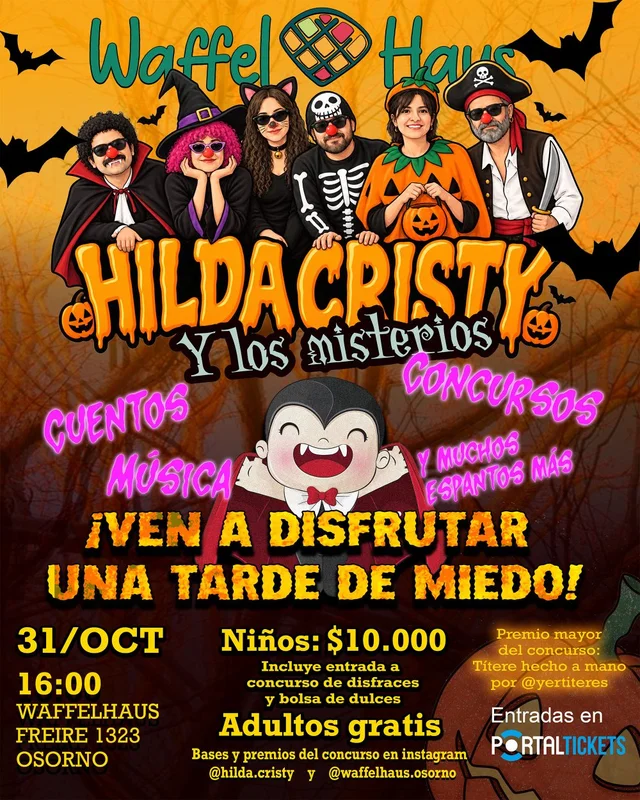 Hilda Cristy Y Los Misterios En Waffelhaus, Osorno