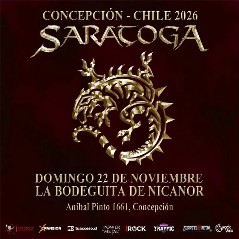 SARATOGA en Concepción | 22 Noviembre 2026