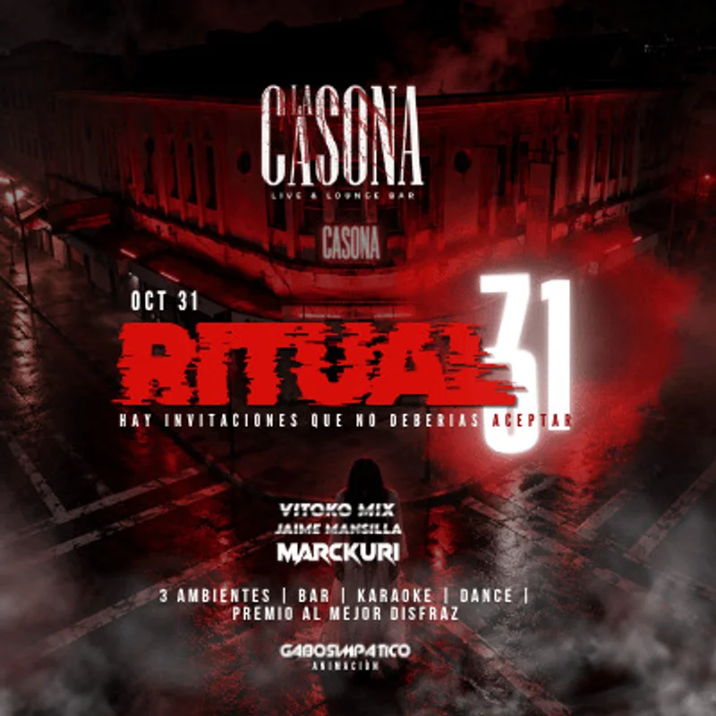 🥳Ritual 31- Hallowen En La Casona🎃
