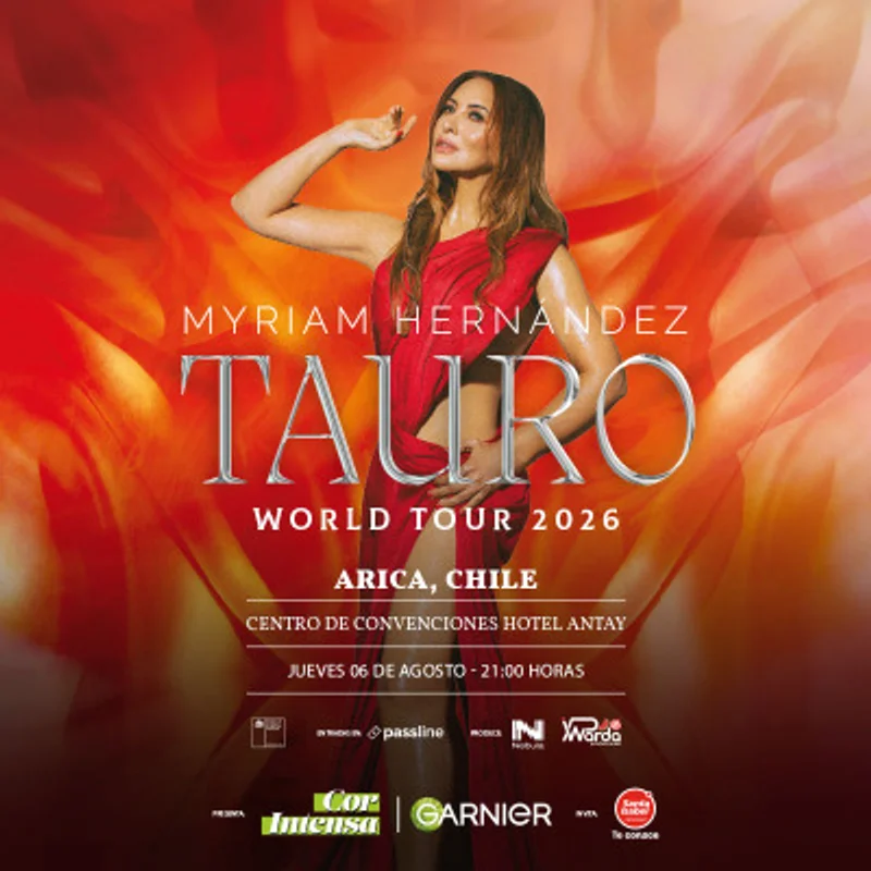 Myriam Hernández Tauro Tour en Arica