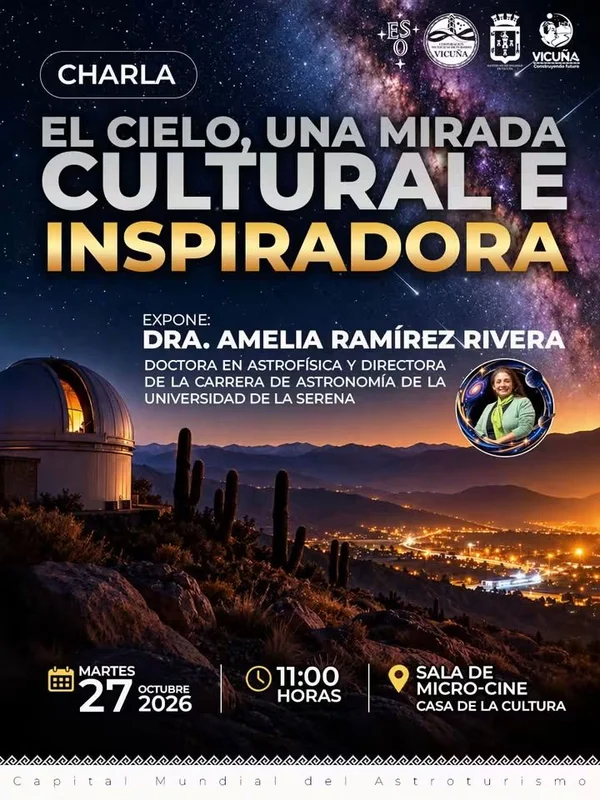 Charla: «El cielo, una mirada cultural e inspiradora»