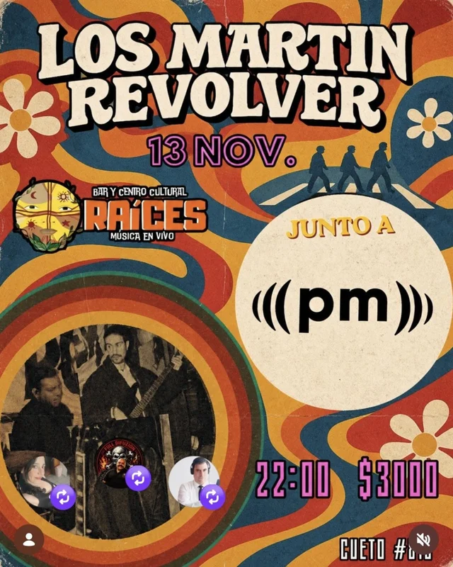 Los Martin Revolver Y Pm En Bar Raíces