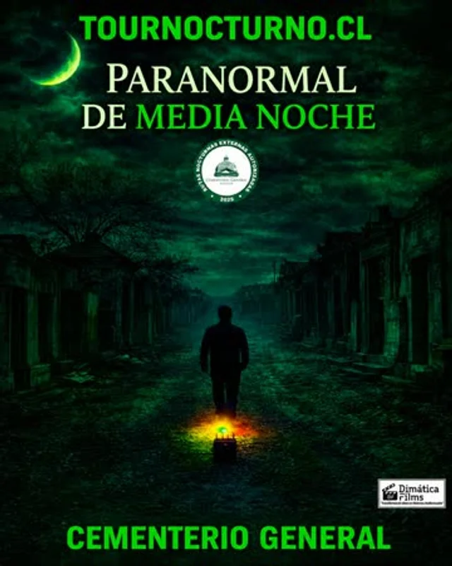 Tour Nocturno En Cementerio General: Paranormal De Media Noche Con Edson Valdivia - Viernes 18 De Septiembre Del 2026 - 20:00 Horas