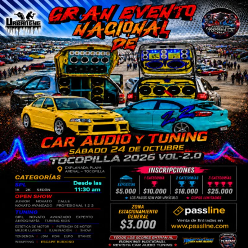 Nacional Del Car Audio Y Tuning - Tocopilla 2026 Vol.2.0
