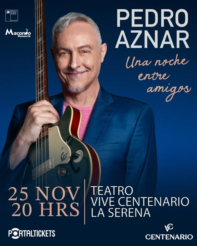 Pedro Aznar En Teatro Vive Centenario La Serena