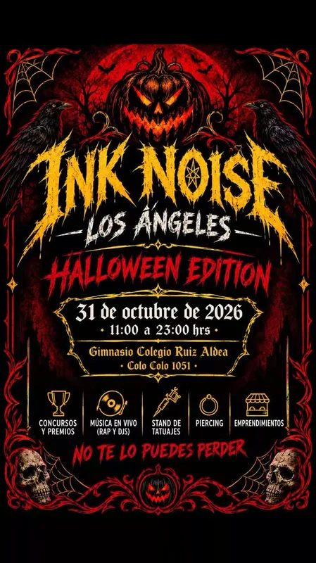 INK NOISE Los Ángeles Halloween Edition: tatuajes, música y emprendimientos