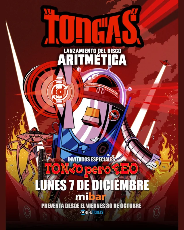 Tongas: Lanzamiento De Aritmética + Tonto Pero Feo En Mibar