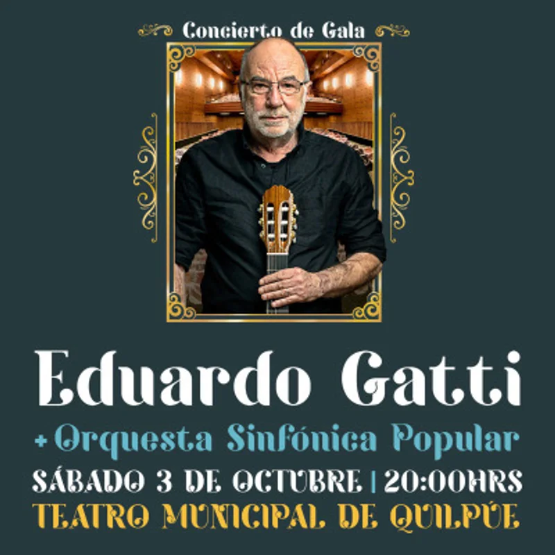 EDUARDO GATTI + Orquesta Sinfónica Popular en Quilpué