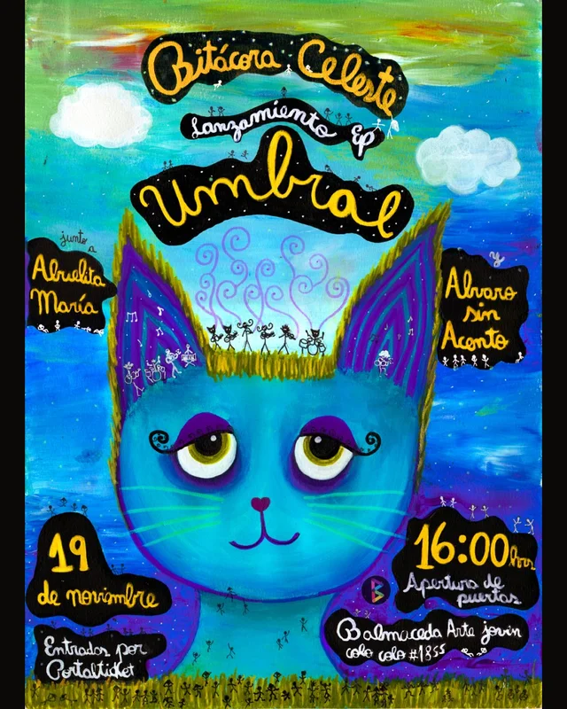 Bitácora Celeste: Lanzamiento Ep Umbral + Abuelita Maria + Alvaro Sin Acento En Balmaceda Arte Joven, Concepcion