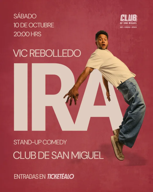 Vic Rebolledo En El Club De San Miguel Con Su Show Ira 10 De Octubre 20:00 Hrs