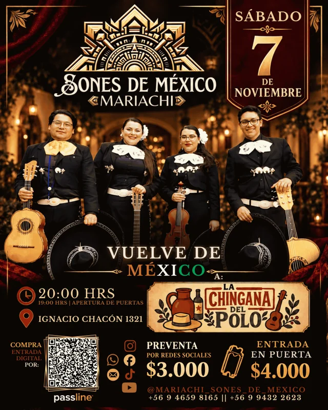¡De México a Linares! Vuelve el Mariachi Sones de México