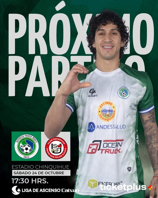 Deportes Puerto Montt vs Union San Felipe  - Liga de Ascenso Caixun