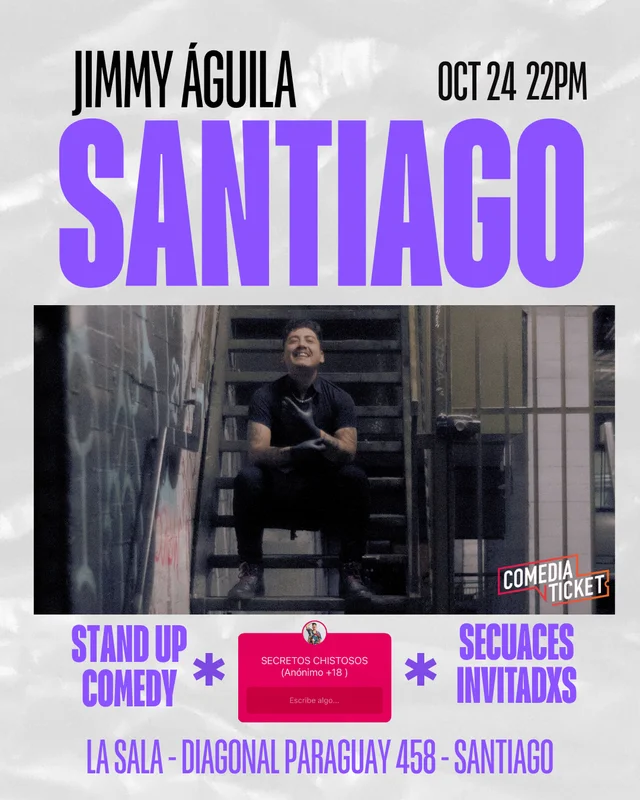 Jimmy Águila en SANTIAGO