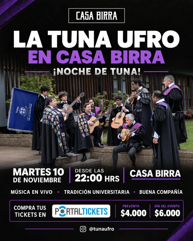 La Tuna Ufro En Casa Birra, Temuco