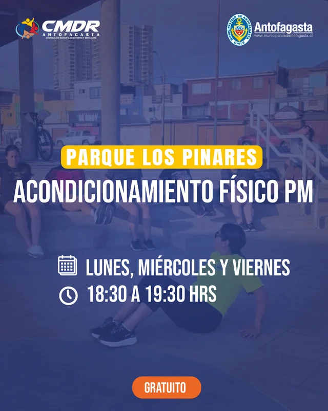 Taller Gratuito de Acondicionamiento Físico PM Los Pinares | Exterior