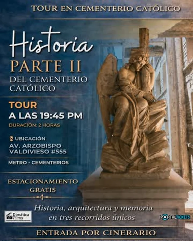 Tour En El Cementerio Católico - Historia Parte Ii – Sabado 18 De Julio Del 2026 - 19:45 Horas