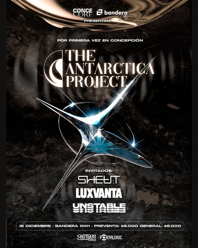 Concecore Presenta: The Antártica Project En Bandera 1001, Concepción