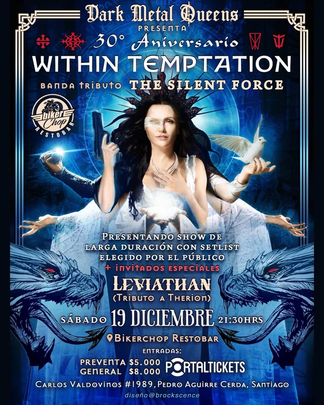 Tributo A Within Temptation En Biker Chop